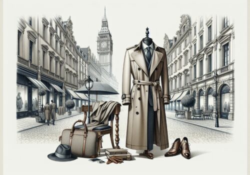 Trench coat di lusso per i viaggiatori raffinati