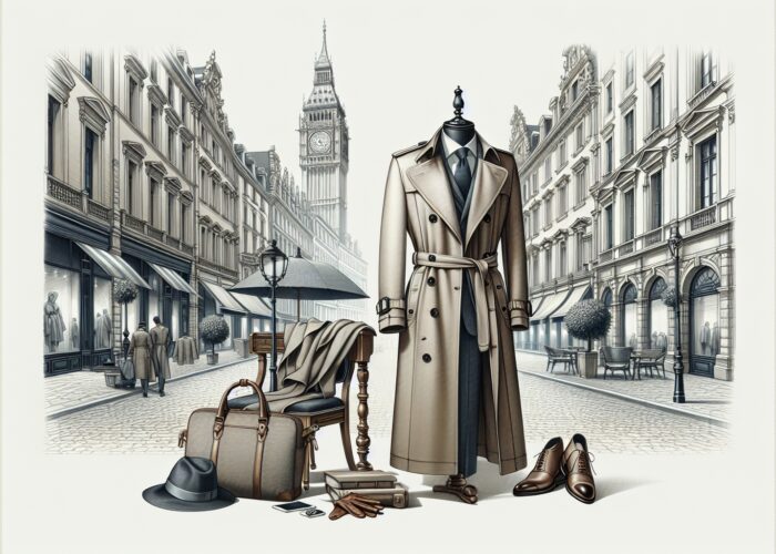 Trench coat di lusso per i viaggiatori raffinati